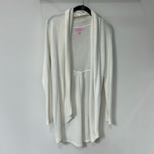 Lily Pulitzer Long White Cardigan